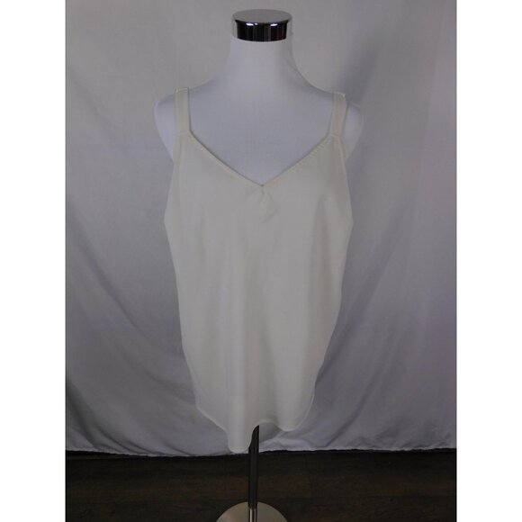 Lane Bryant Ivory Camisole 18/20 - Adjustable Straps - Excellent - Picture 2 of 11